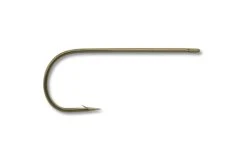 Mustad 90721NP-BR SZ1/0 Long Shank Worm Hook