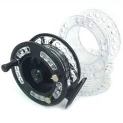 Gowen & Bradshaw Dabbler PRO 7/8 Fly Fishing Reel W/ 2 Spare Spools & Reel Case!