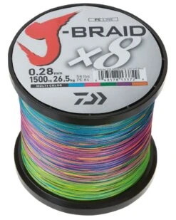 Daiwa J-Braid 150m - Multicolour