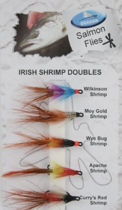 Dragon Irish Shrimp Doubles Flies