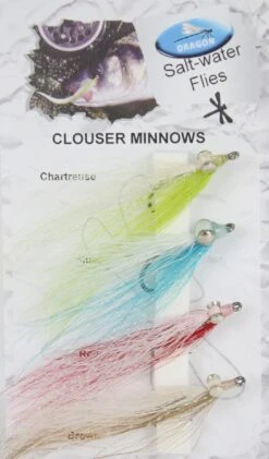 Dragon Clouser Minnow Flies