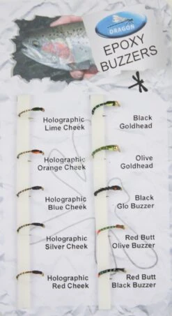 Dragon Expoxy Buzzers Flies