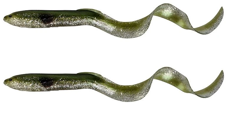 Savage Gear Real Eel Loose Body 3D SG LB 30cm 56g + 8g Green Silver 3 Savage Gear Real Eel Loose Body 3D SG LB 30cm 56g + 8g Green Silver