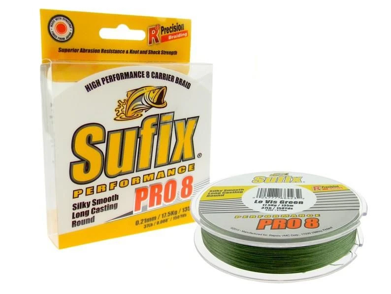 Sufix Performance Pro 8 High Performace 8 Carrier Braid Lo Vis Green 4 Sufix Performance Pro 8 High Performace 8 Carrier Braid Lo Vis Green - Image 2
