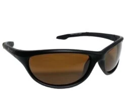 Wychwood Sunglasses Black Wrap Around Brown Lens