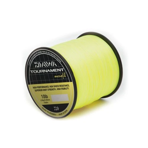 Daiwa Tournament Monofil Bulk Spool Yellow: 18lb 3 Daiwa Tournament Monofil Bulk Spool Yellow: 18lb